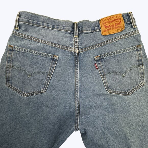 Levis 550 Men's Blue Jeans Size 36x32 Great Pre Owned condition - Picture 5 of 7
